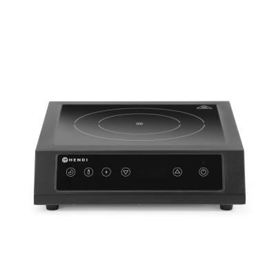 Indukční vařič 3500 D XL, HENDI, Černá, 230V/3500W, 355x400x(H)100mm | 239957